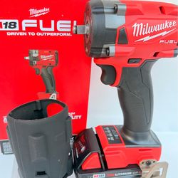 Protective Boot for M18 Fuel 1/2 3/8 in Compact Impact Wrench 2854-20 Protective Boot Compatible with Milwaukee M18 2854-20 2855-20 2855P-20 Protectiv
