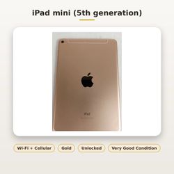 Apple iPad Mini (Wi-Fi + celular )Unlocked
