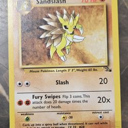 Pokemon Fossil Set sandslash