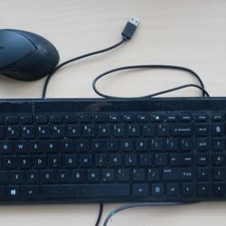 Hp Keyboard and Wireless Mouse