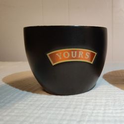 Set of 2 Baileys Irish Cream Yours & Mine Ceramic Mugs/Cups/ Bowls

