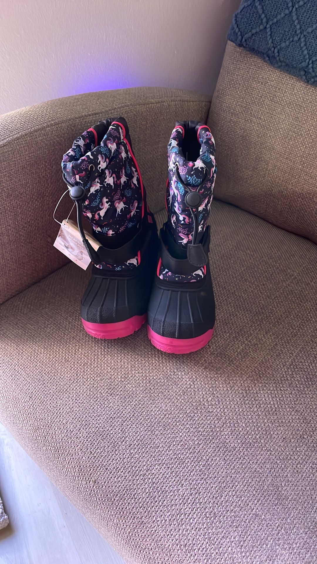 Kids Snow Boots for Boys Girls Toddler Winter Outdoor Boots Waterproof with Fur Lined(Toddler/Little Kids/Big Kid)