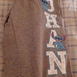 Brand New Junior Ladies Small Disney Stitch Jogger Pants 
