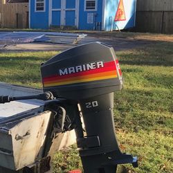 87 Mariner 20 Hp Outboard 
