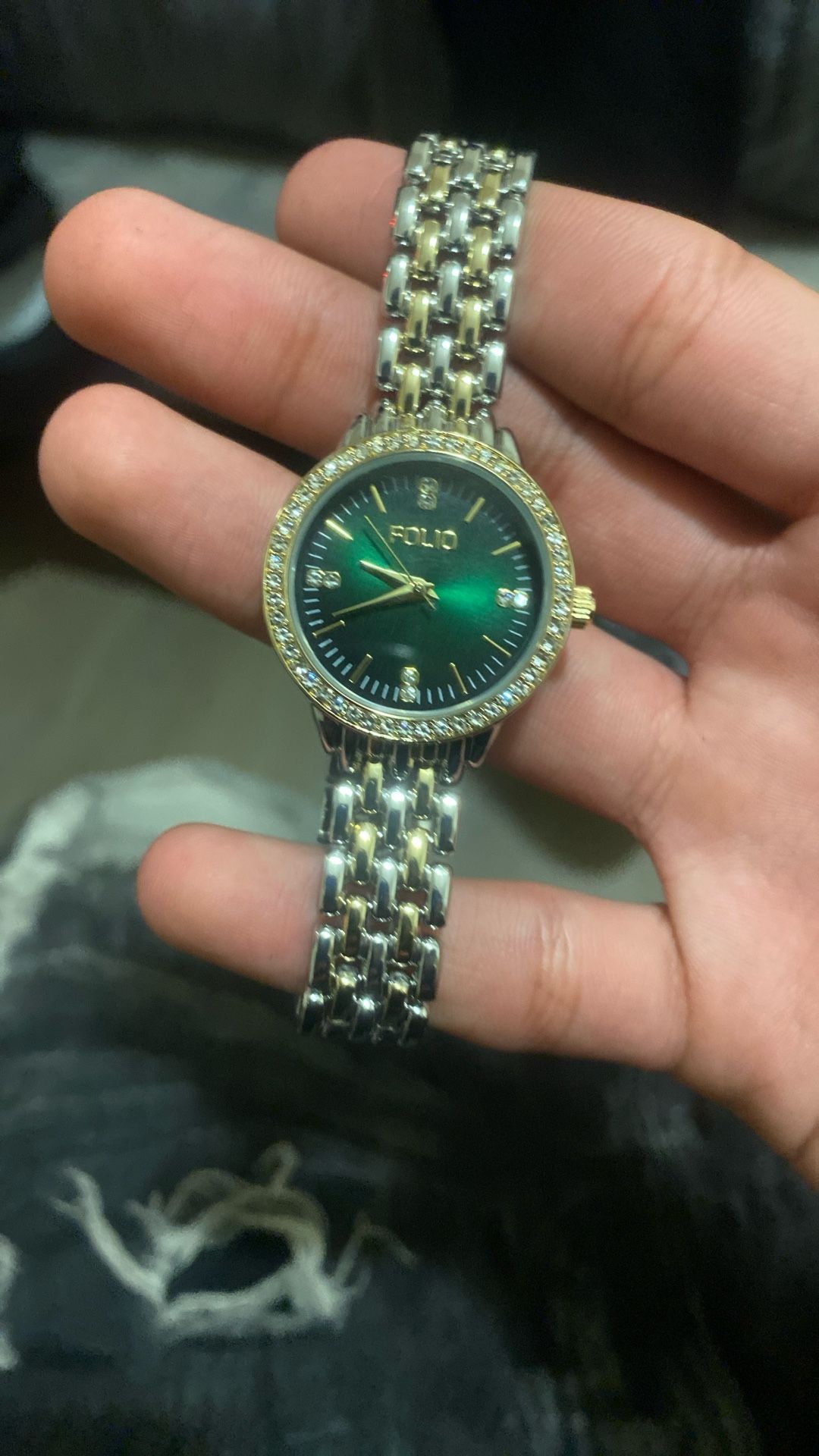 Emerald Diamond Women’s Watch