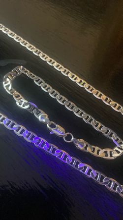 Mariner link chain and bracelet