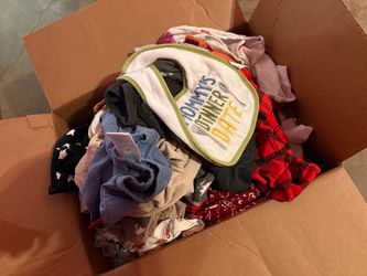 Box of baby boy mixed clothes