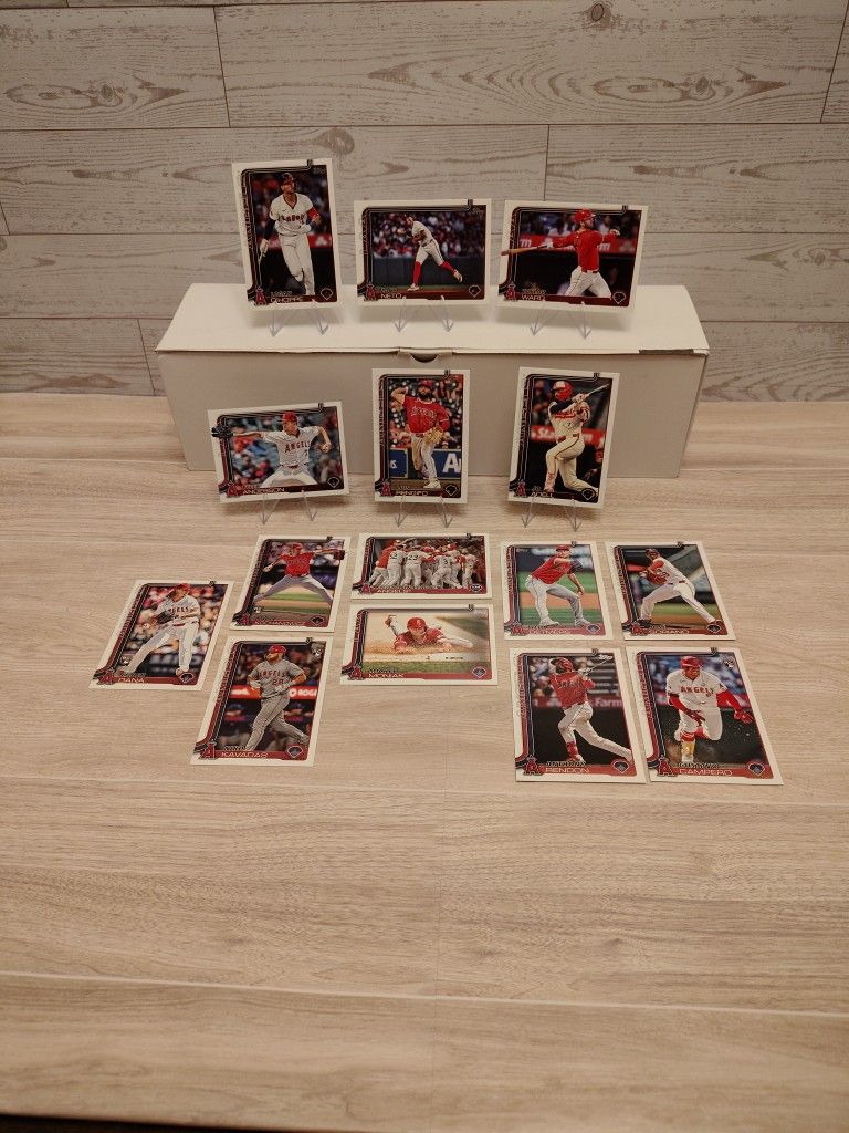 Topps 2025 Series 1 &2 Anaheim Angels Baseball Cards âš¾