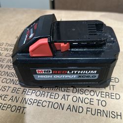 Milwaukee m18 6.0 battery only asking $130 (financing available )