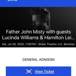 Father John Misty Tickets (two)