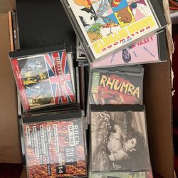 Lot Bundle Box Of CDs - Dance, 80s, Salsa, Rap Etc For DJs