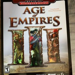 Age Of Empires III For PC Strategy Book