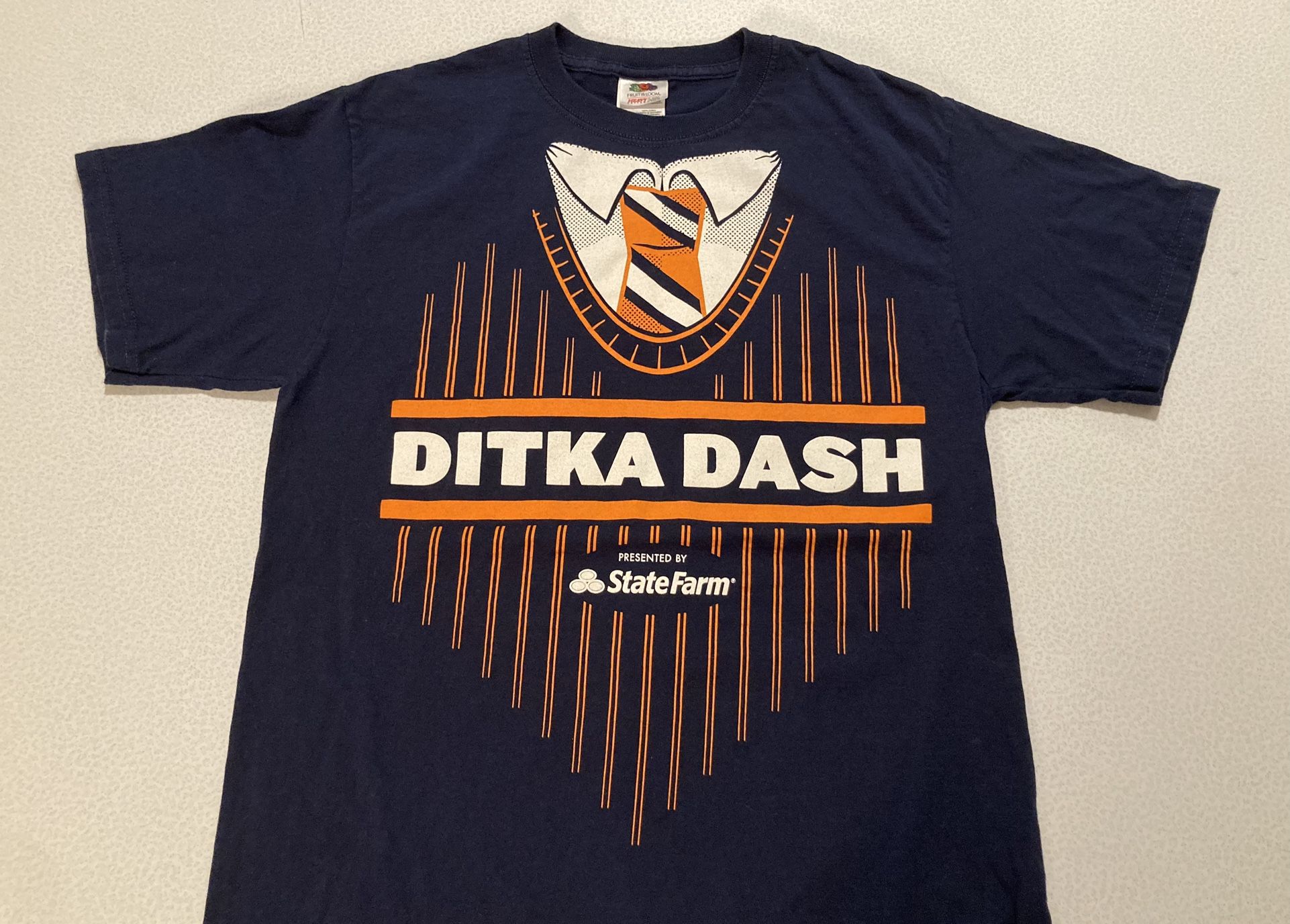 Vintage NFL Football Chicago Bears DITKA DASH 80’s Sweater Vest Logo Adult Size Medium!!!