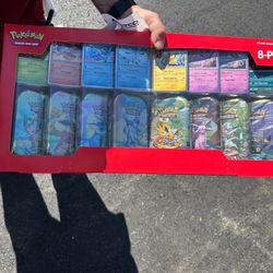 Pokemon Collectible Cards. Set Of 8.