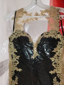 Black and gold Dress