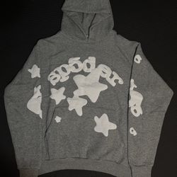 Gray Spider Beluga Hoodie