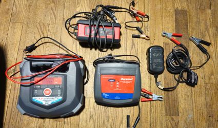 12V BATTERY CHARGERS(ALL 4 FOR $30)