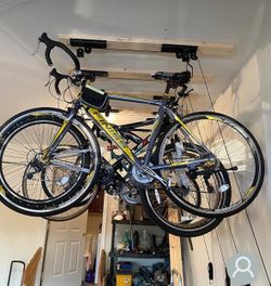 2-Pack RAD Cycle Products Bike Lift Hoist Garage Mtn Bicycle Hoist 100LB Cap
