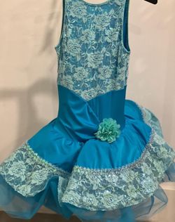 Blue Ballet Dance Costume