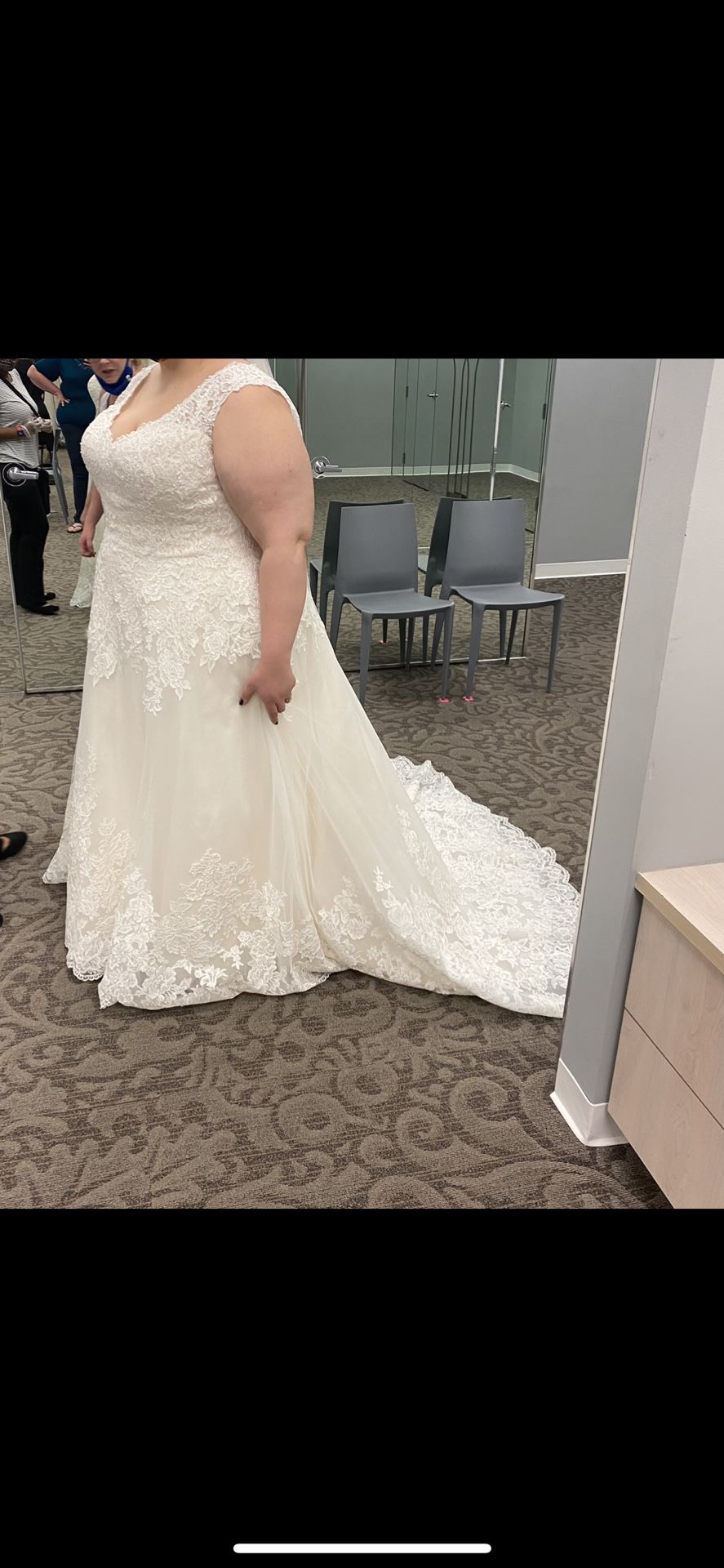Size 24 Never Worn Wedding Dress