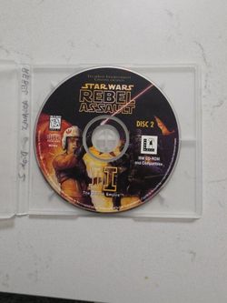 Vintage Star Wars Rebel Assault 2: Hidden Empire (PC, 1995, 2-Disc) Disc Only