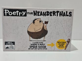 Poetry For Neanderthals Exploding Kittens Party Board Game Complete Family Fun