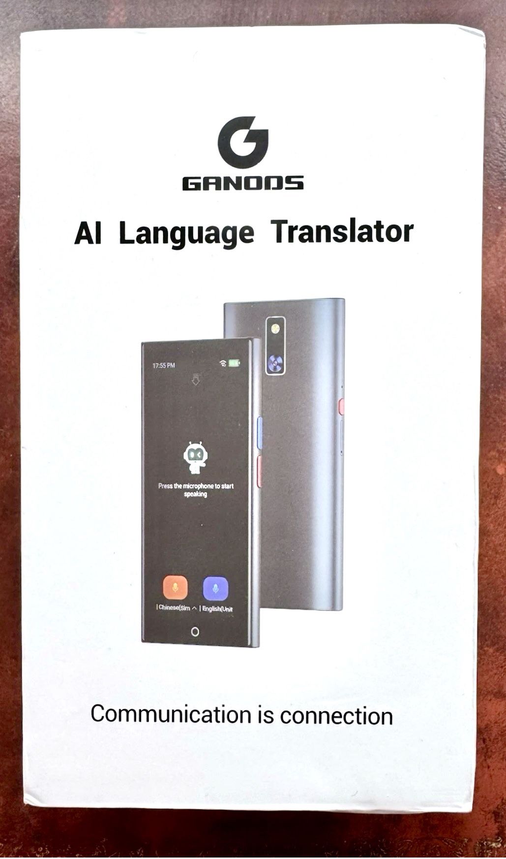 GANODS AI GH 80 Language translator. Real-time Translation Smart Recording 16GB