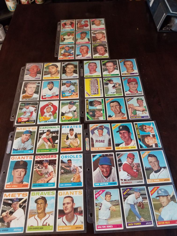 Vintage Baseball Cards 1964-66 ( Commons but some high numbers)