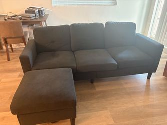 Navy blue 3 seat couch