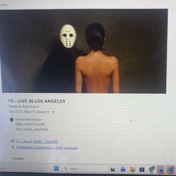 Kanye West Sofi LA Tickets