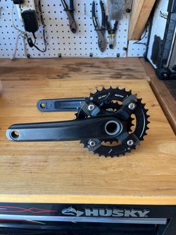 170mm Lasco 2 speed crankset 36t/22t and bottom bracket