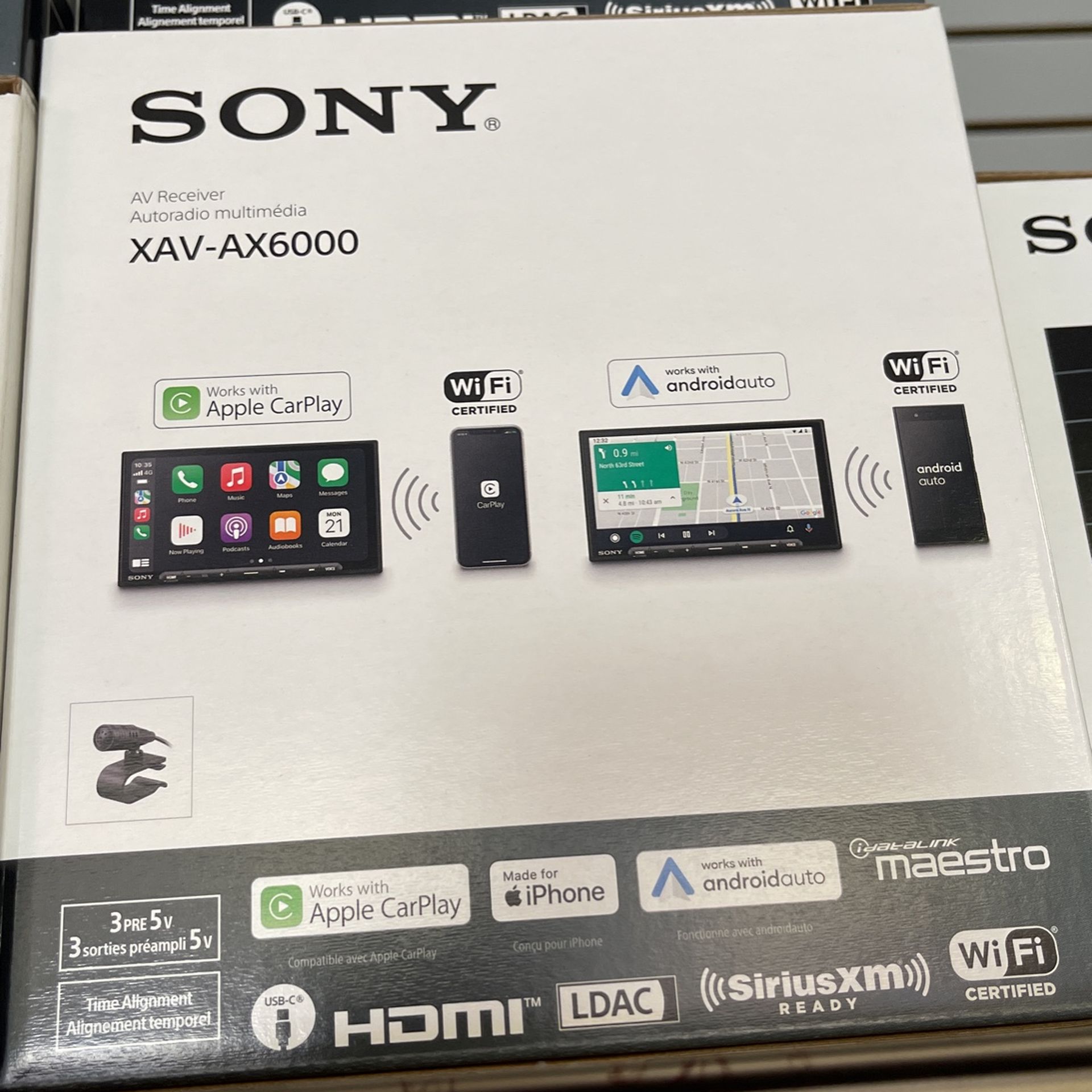 Sony XAVAX6000 Car Stereo Bluetooth USB Wireless CarPlay for Sale in