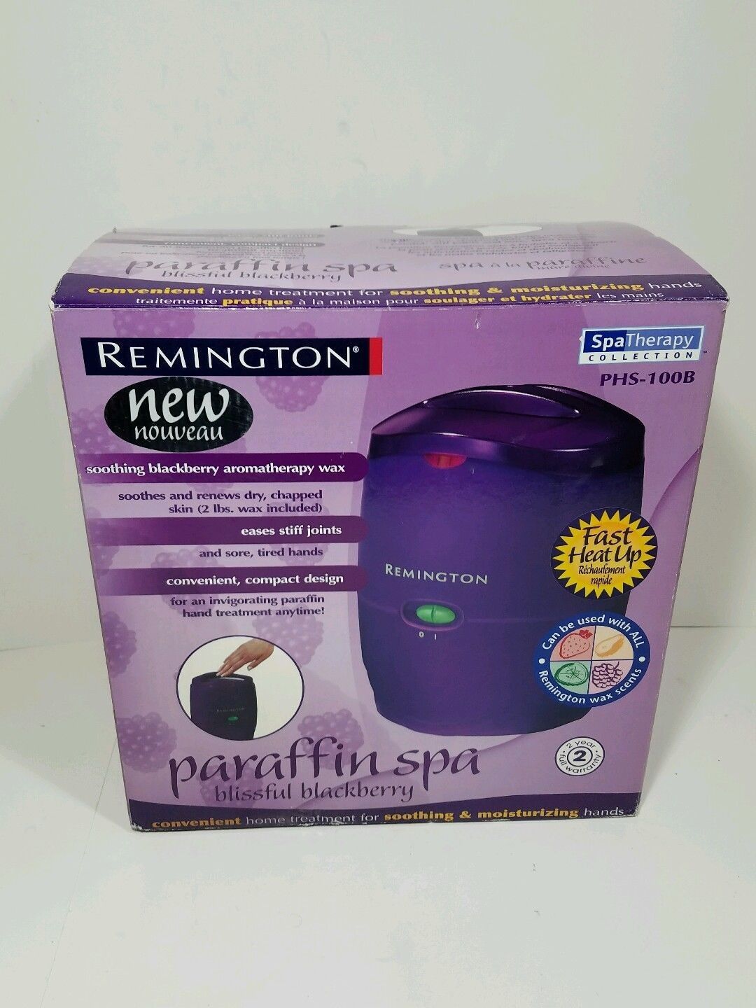 Remington Blissful Blackberry Paraffin Spa Therapy PHS - 100b