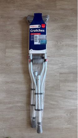 Brand New Walgreens Universal Crutches (Fits 4’7” - 6’7”) - Factory Sealed