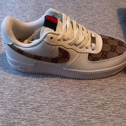 custom air forces gucci