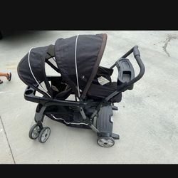 Graco sit to stand double stroller 60$