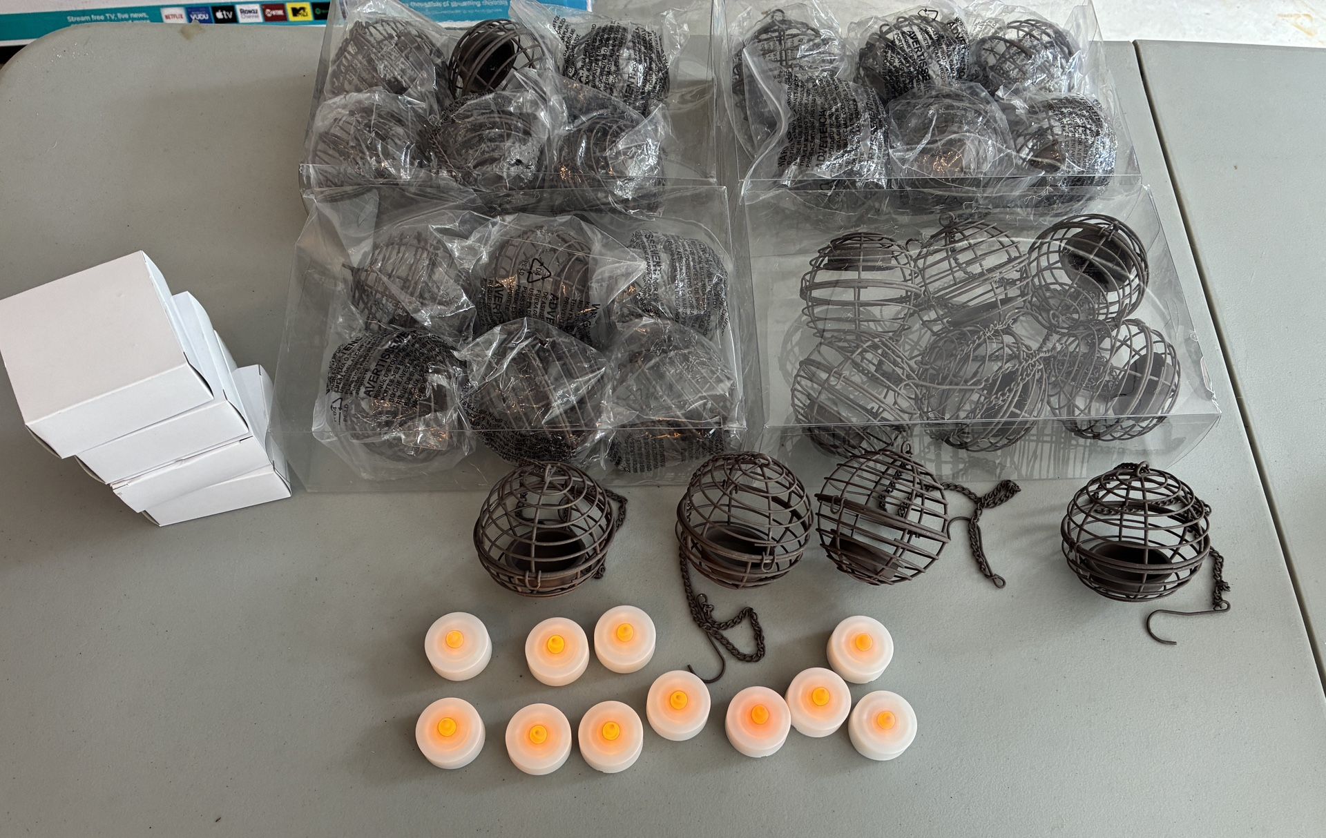 Hanging Tealight Candle Holder Lanterns 