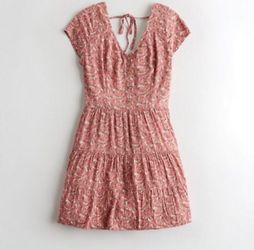 Hollister - Tiered Button-Front Dress And Smoked Tiered Dress.