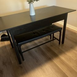 $60 Black Kitchen Table 