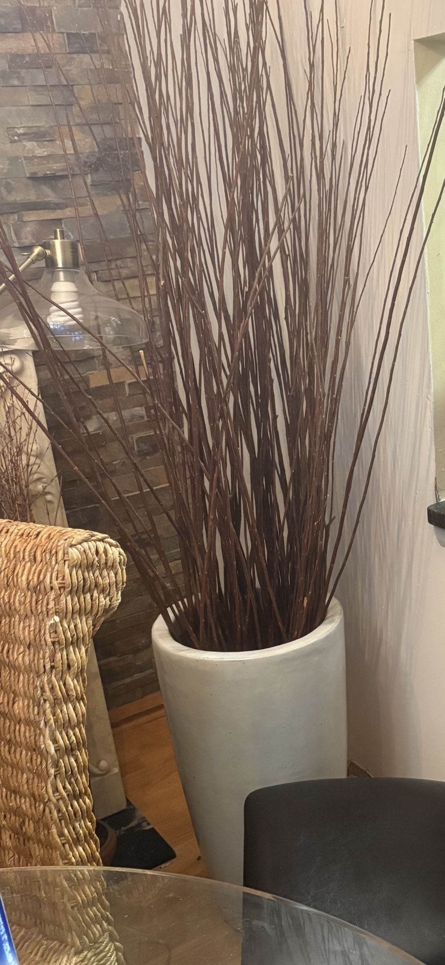 Vase w/ Branches/ Decor