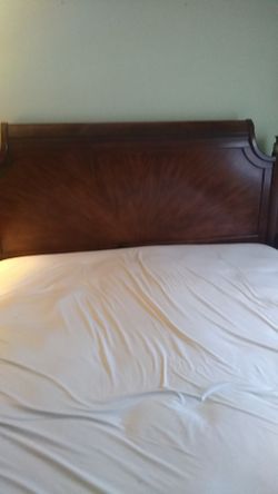 Bed frame and mattress