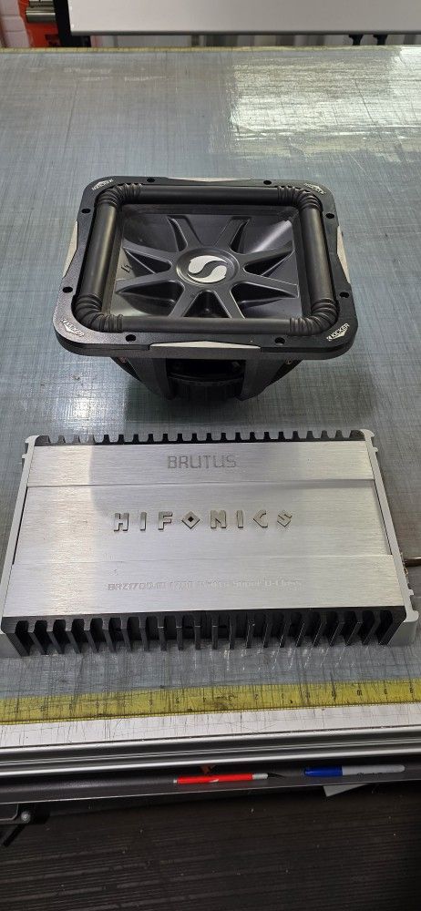 Kicker L7 Sub And Hifonics Amp