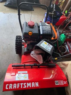 New used once Craftsman 24 inch snow blower