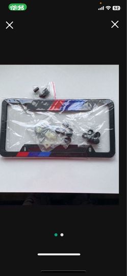 New! BMW M SERIES  Metal License Plate Frames High Quality Front And Back