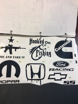 Tool box,vehicle,hard hat decals