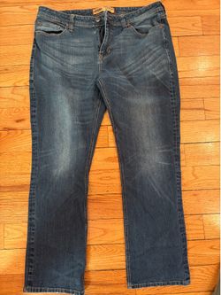 Mens Seven7  Straight Fit Blue Jeans