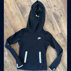 Women’s Nike hooded sweatshirt size XS black great condition