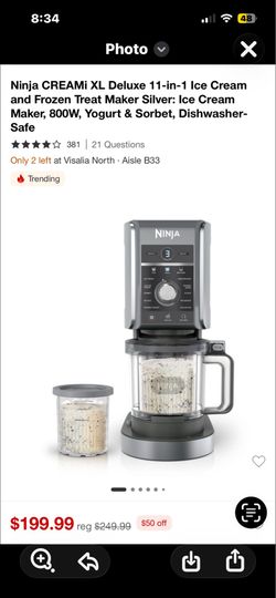 Ninja ice cream maker