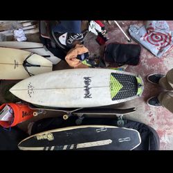 2 Short board surfboards 