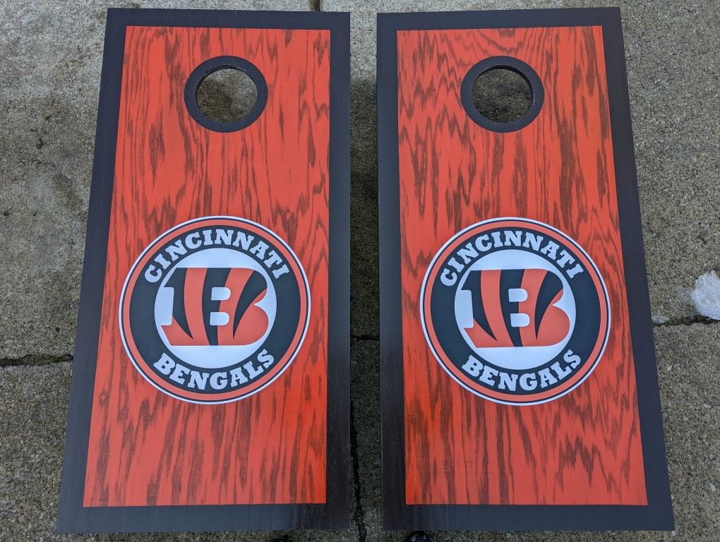 Cincinnati Bengals Cornhole Boards